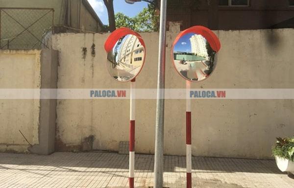 Gương cầu lồi không lắp ở vị trí đã đảm bản an toàn