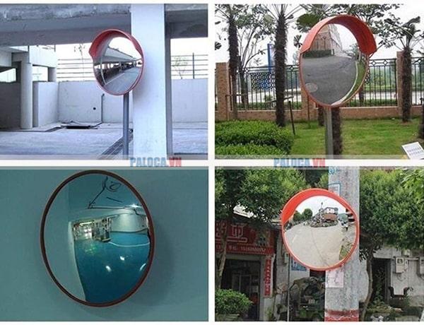 Nên dùng loại gương cầu lồi trên đường loại nào