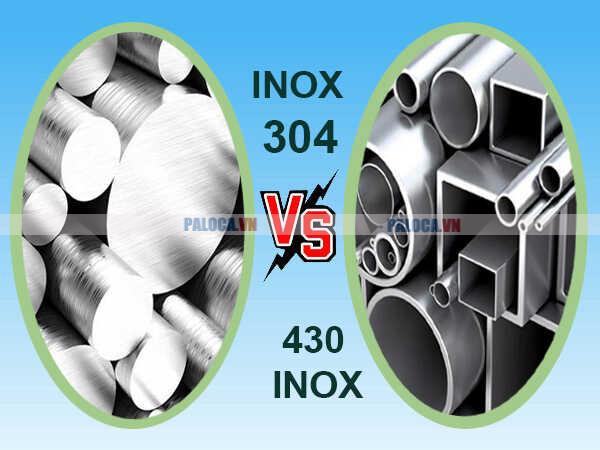 Inox 304 và 430 có nhiều điểm giống và khác nhau do đặc điểm cấu tạo