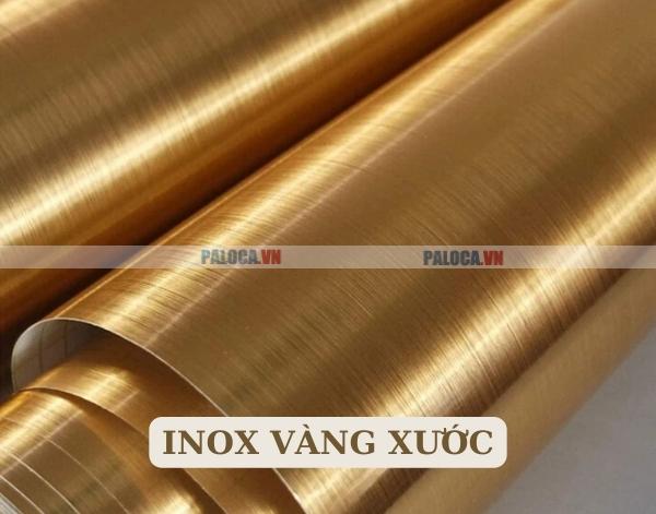 Inox vàng xước