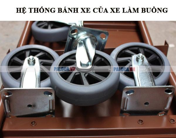 Mẫu bánh xe chính hãng của xe dọn phòng khách sạn