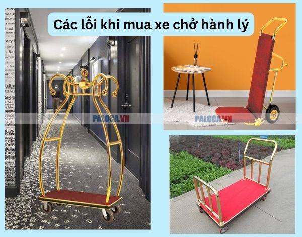 Người dùng hay mắc lỗi gì khi mua xe chở hành lý?