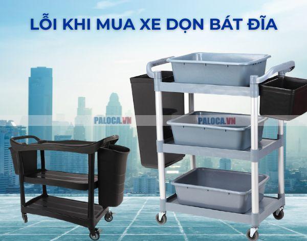 Các lỗi thường gặp khi mua xe dọn bát đĩa cho nhà hàng