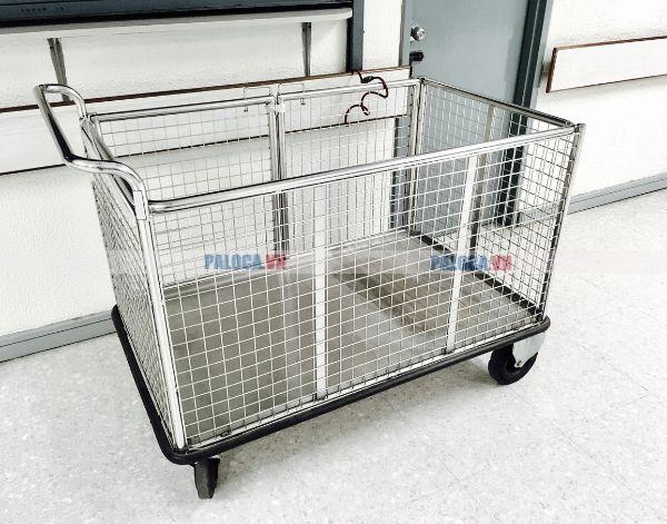 Mẫu xe giặt là bằng inox được nhiều khách sạn tin dùng