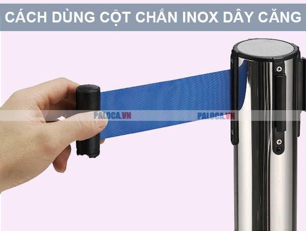 Sử dụng cột chắn inox đúng cách giúp đảm bảo độ bền cho sản phẩm