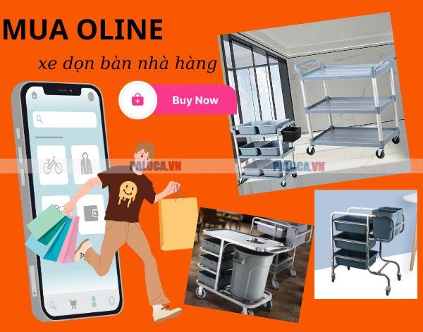 Thay mới xe đẩy dọn bàn 