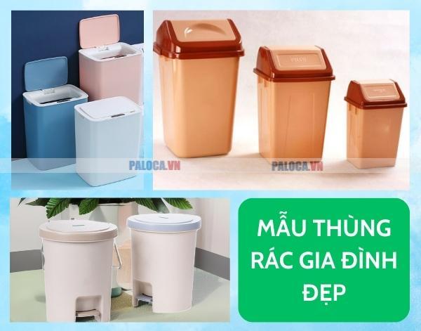 Các mẫu thùng rác gia đình đẹp