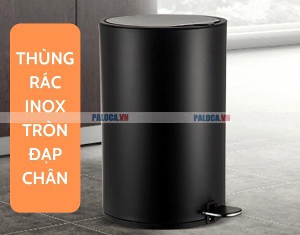 Thùng rác inox đạp chân