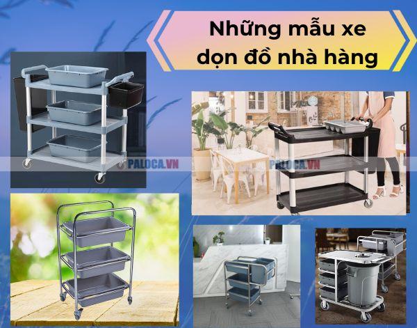 Cùng tìm hiểu kỹ hơn về các mẫu xe dọn đồ nhà hàng