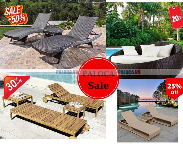 Mua ghế hồ bơi vào mùa giảm giá, chương trình sale của các hãng