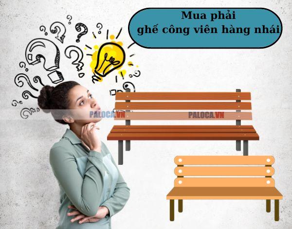 ghế công viên hàng nhái