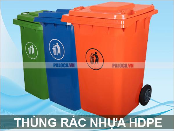 Thùng rác nhựa HDPE