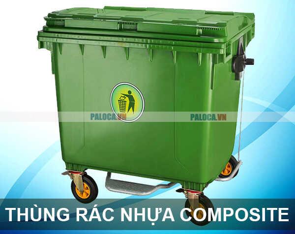 Thùng rác nhựa composite