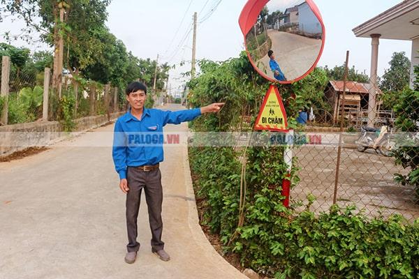Nên lắp đặt gương cầu lồi để đảm bảo an toàn