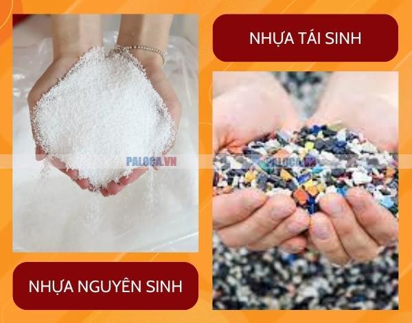 Phân biệt nhựa nguyên sinh và nhựa tái sinh