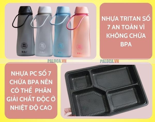 Nhựa số 7 có độc không phụ thuộc từng loại nhựa cụ thể trong nhóm