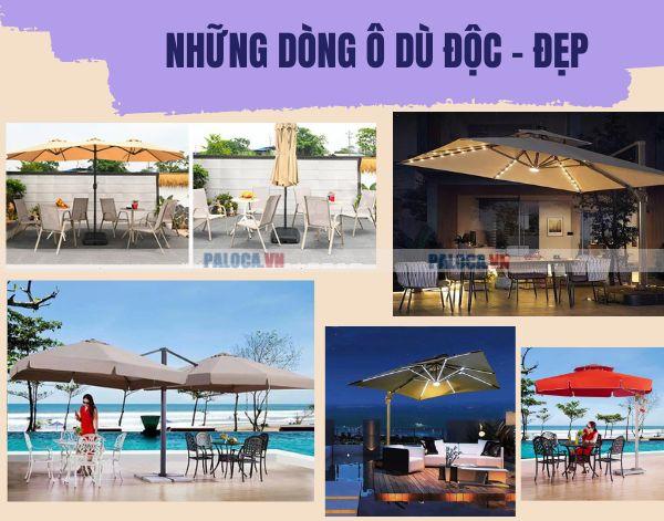 Những dòng dù che nắng mới lạ và tiện ích