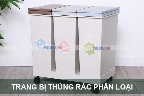 Chuẩn bị thùng rác phân loại cho gia đình