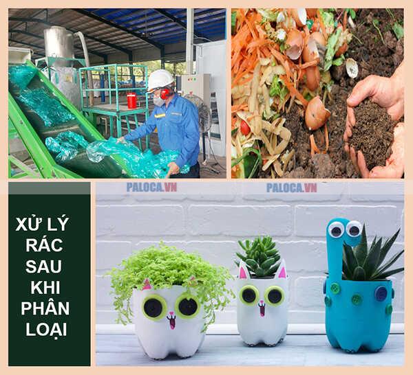 Các phương án xử lý rác sau khi phân loại