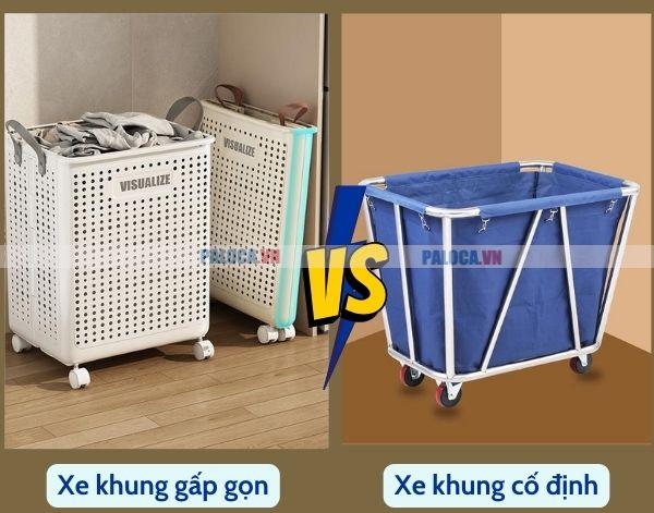 Giúp bạn phân biệt xe giặt là khung gấp và cố định