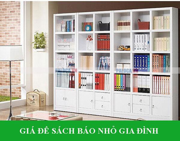 Giá kệ để sách giúp sắp xếp tạp chí gọn gàng hơn