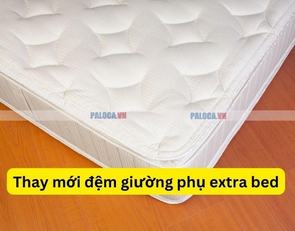 Thay mới đệm giường phụ extra bed