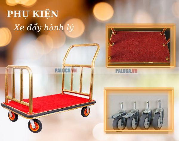 Paloca cung cấp phụ kiện xe đẩy hành lý khách sạn chính hãng