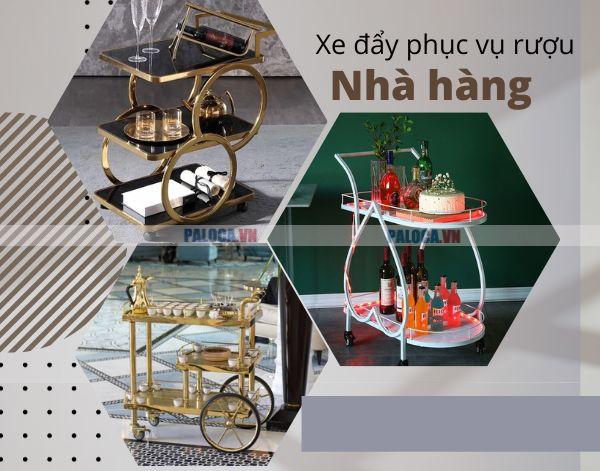 Rất nhiều mẫu xe đẩy phục vụ rượu để bạn lựa chọn