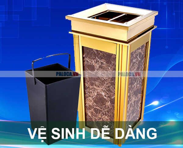 Sản phẩm có bề mặt bóng mịn giúp vệ sinh thuận tiện, nhanh chóng