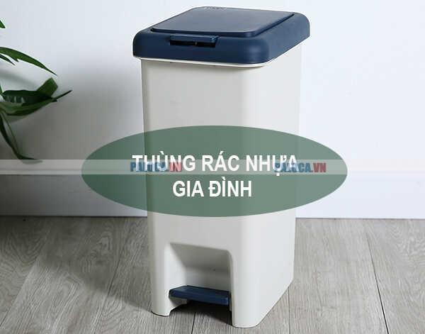 Nên chọn thùng rác nhựa gia đình bao nhiêu lít?