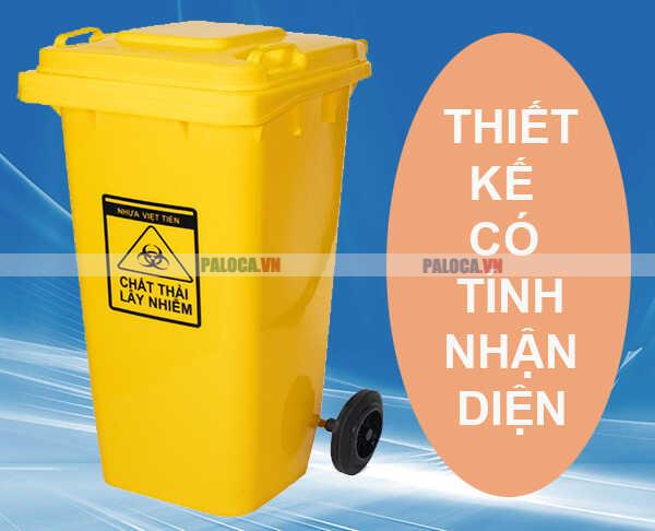 Thiết kế có tính nhận diện bằng màu sắc hoặc ký hiệu hướng dẫn người dùng phân loại