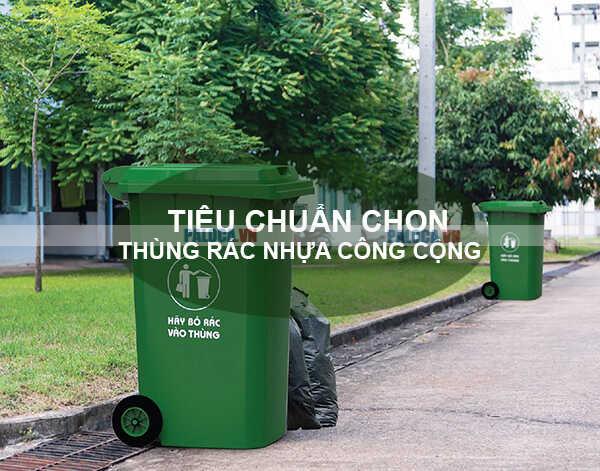 Tiêu chuẩn chọn thùng nhựa công cộng