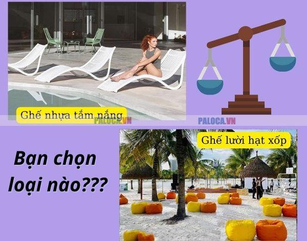 Bạn sẽ chọn mua loại ghế tắm nắng nào cho bãi biển, hồ bơi?