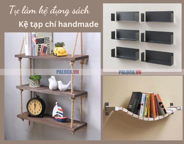 Các mẫu kệ sách handmade cực kỳ dễ làm