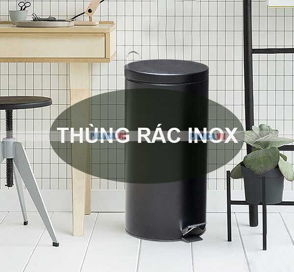 Thùng rác inox thường được làm từ chất liệu inox có khả năng chống gỉ, bền đẹp