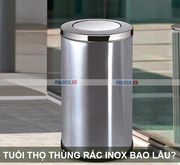 Tuổi thọ của thùng rác inox phụ thuộc vào nhiều yếu tố như đặc điểm chất liệu, công nghệ sản xuất và cách sử dụng, bảo quản