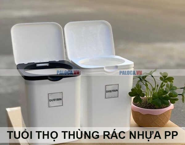 Tuổi thọ của thùng rác nhựa PP