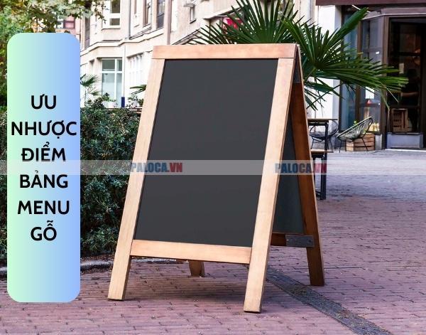 Đánh giá ưu nhược điểm bảng menu gỗ